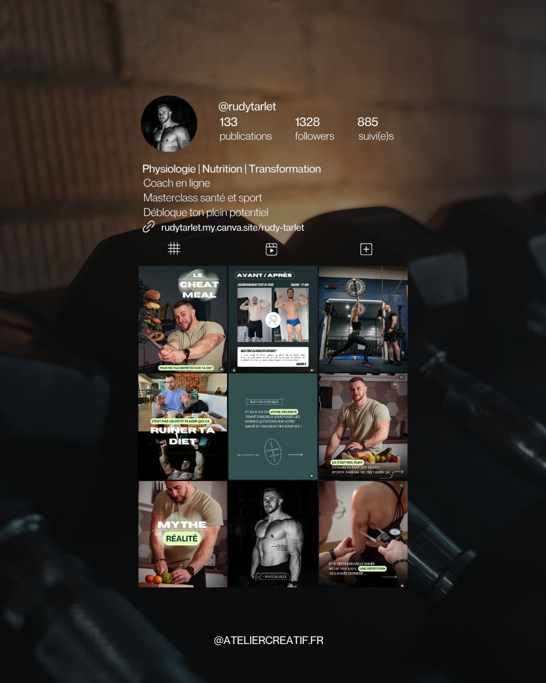 Community management — feed Instagram Rudy Tarlet