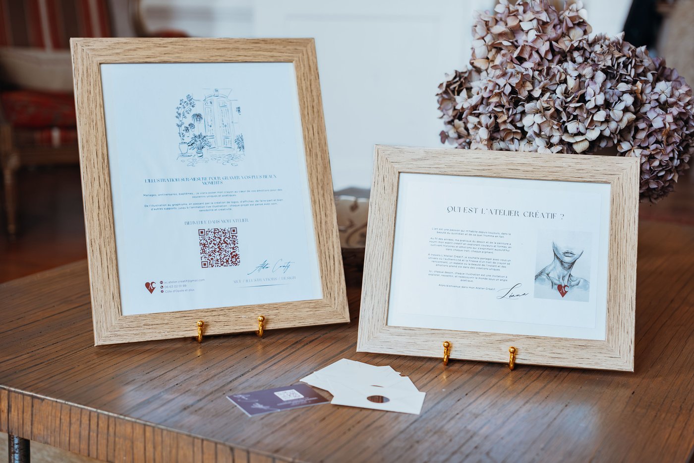 Illustrations sur mesure de l'Atelier Créatif