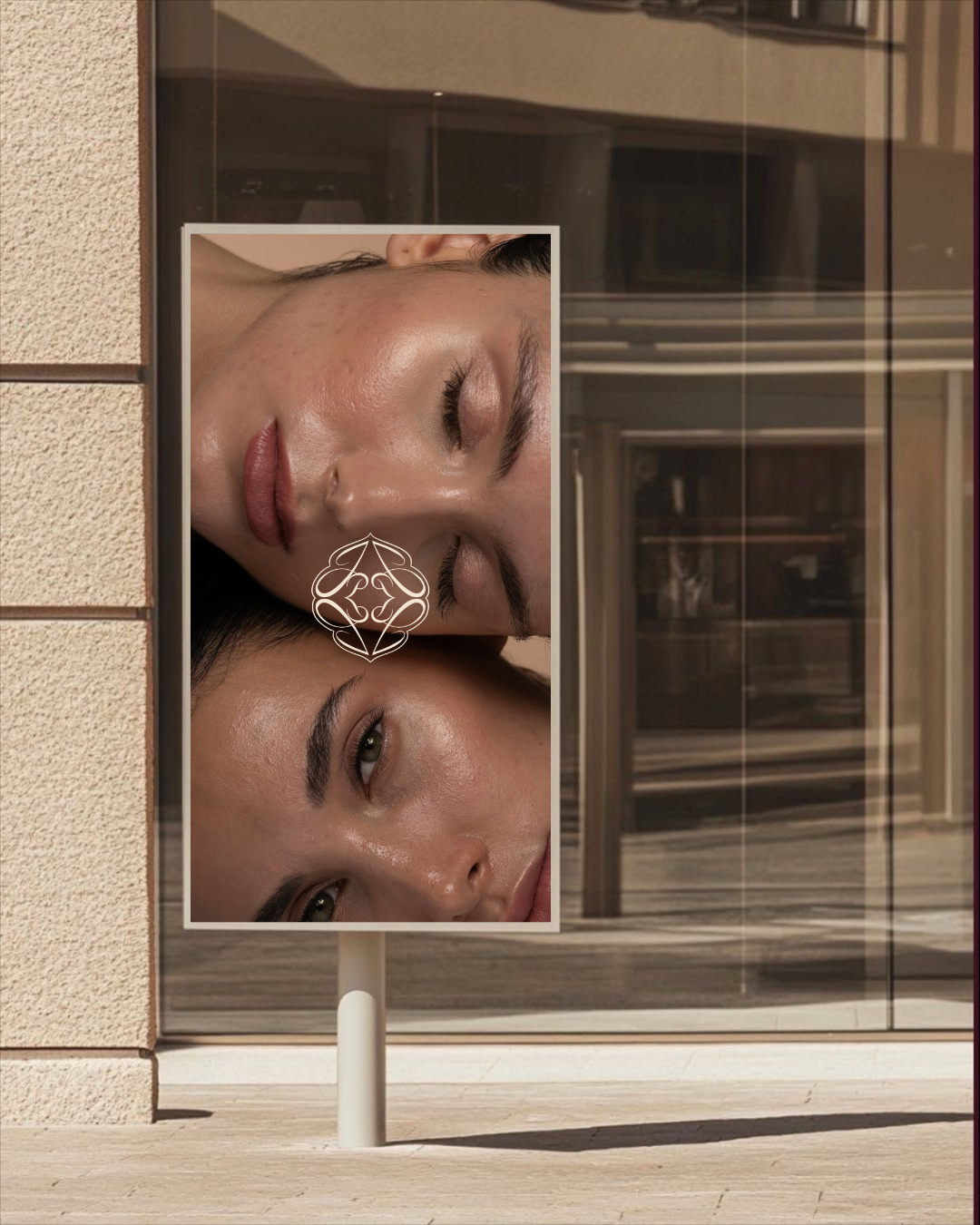 Institut Delibes — campagne beauté et monogramme