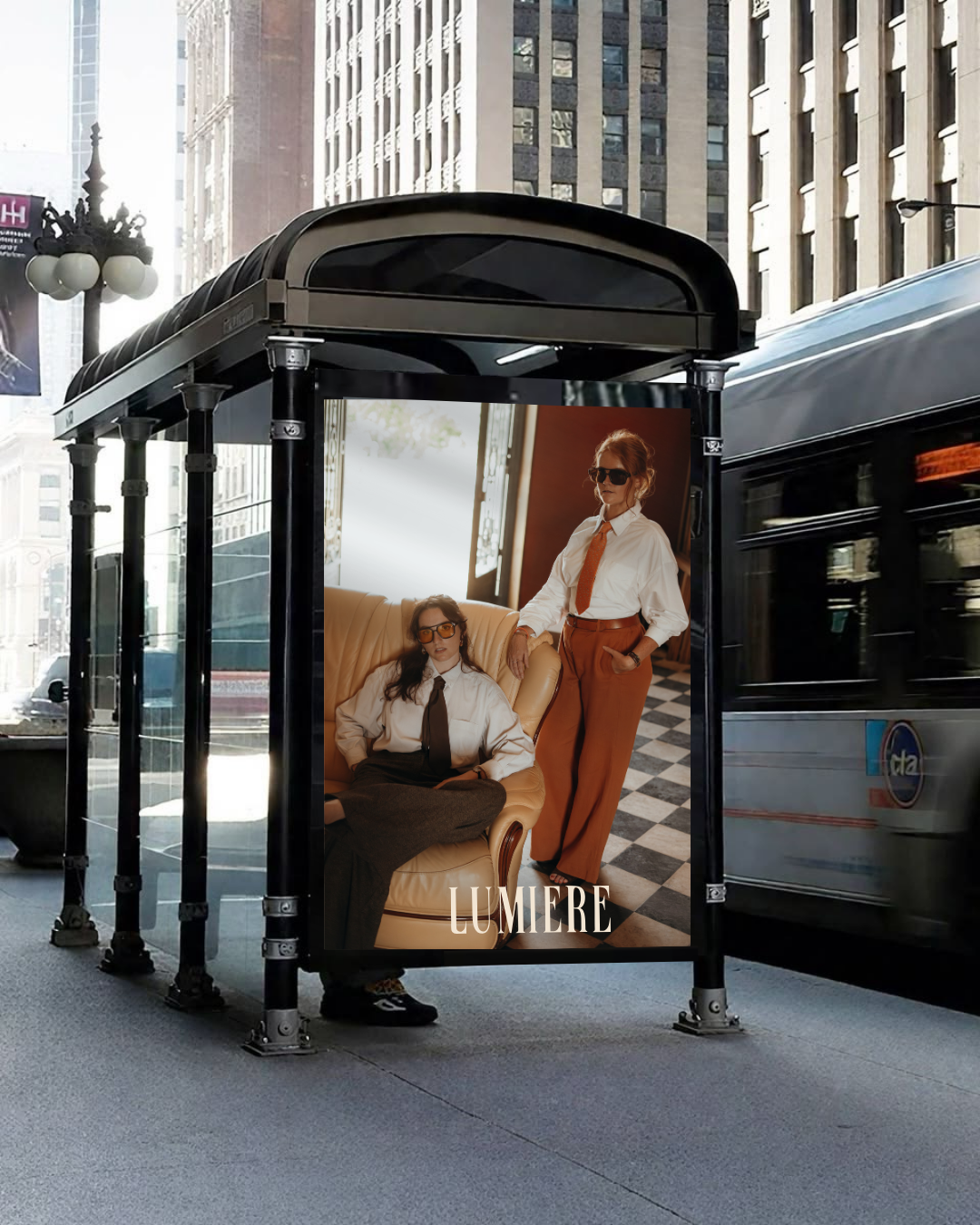 LUMIÈRE — campagne d'affichage et identité de marque