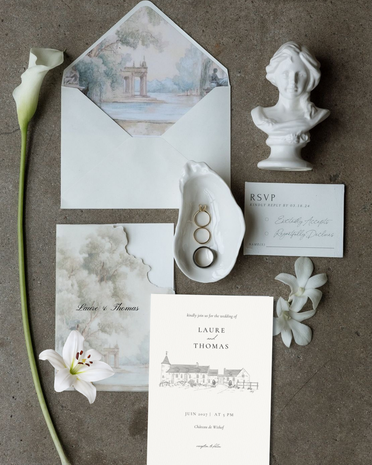Laure & Thomas — faire-part de mariage