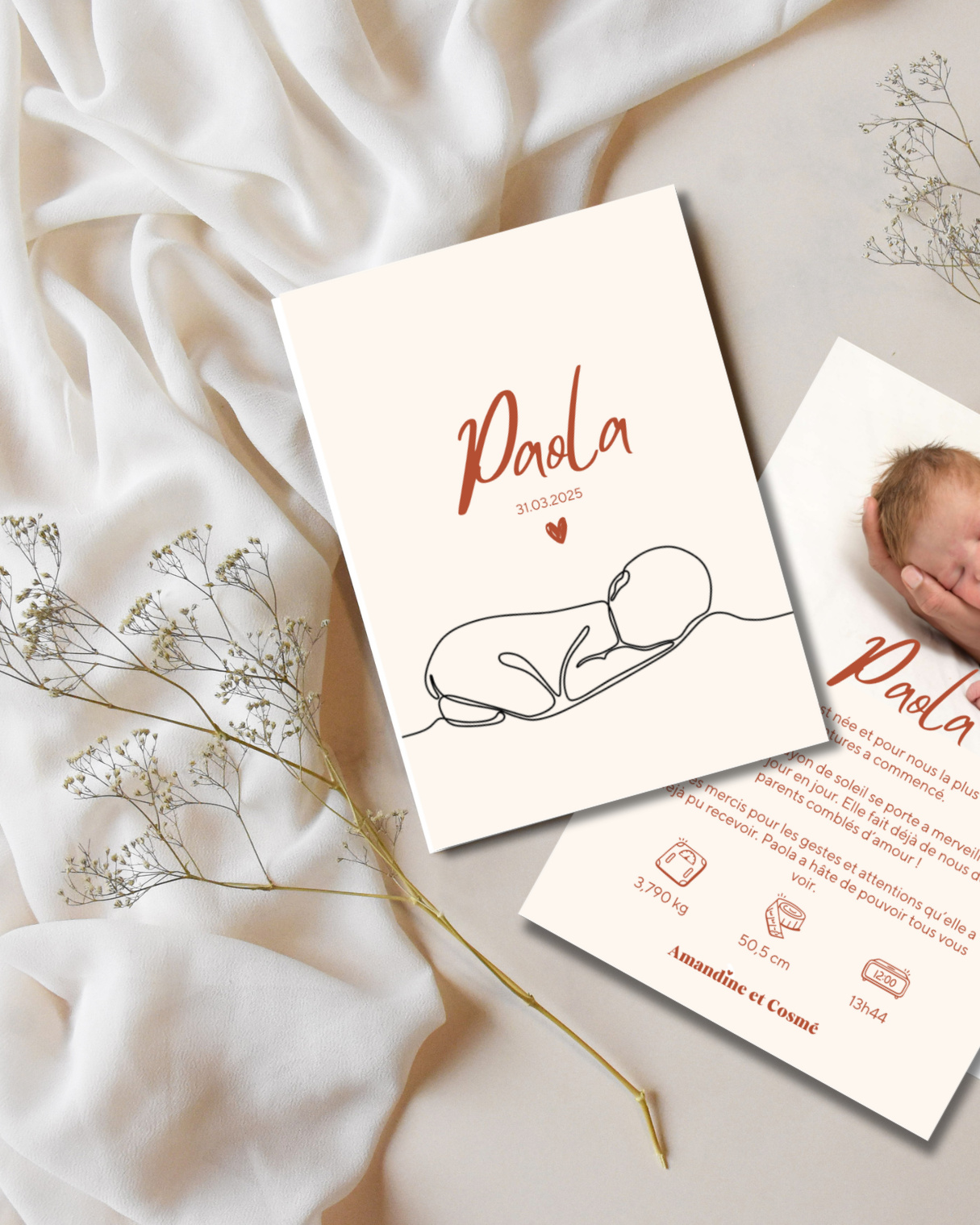 Paola — faire-part de naissance
