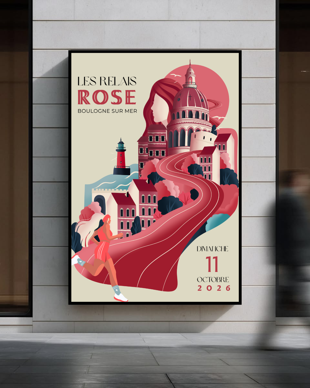 Les Relais Rose Boulogne-sur-Mer — affiche illustrée 2026