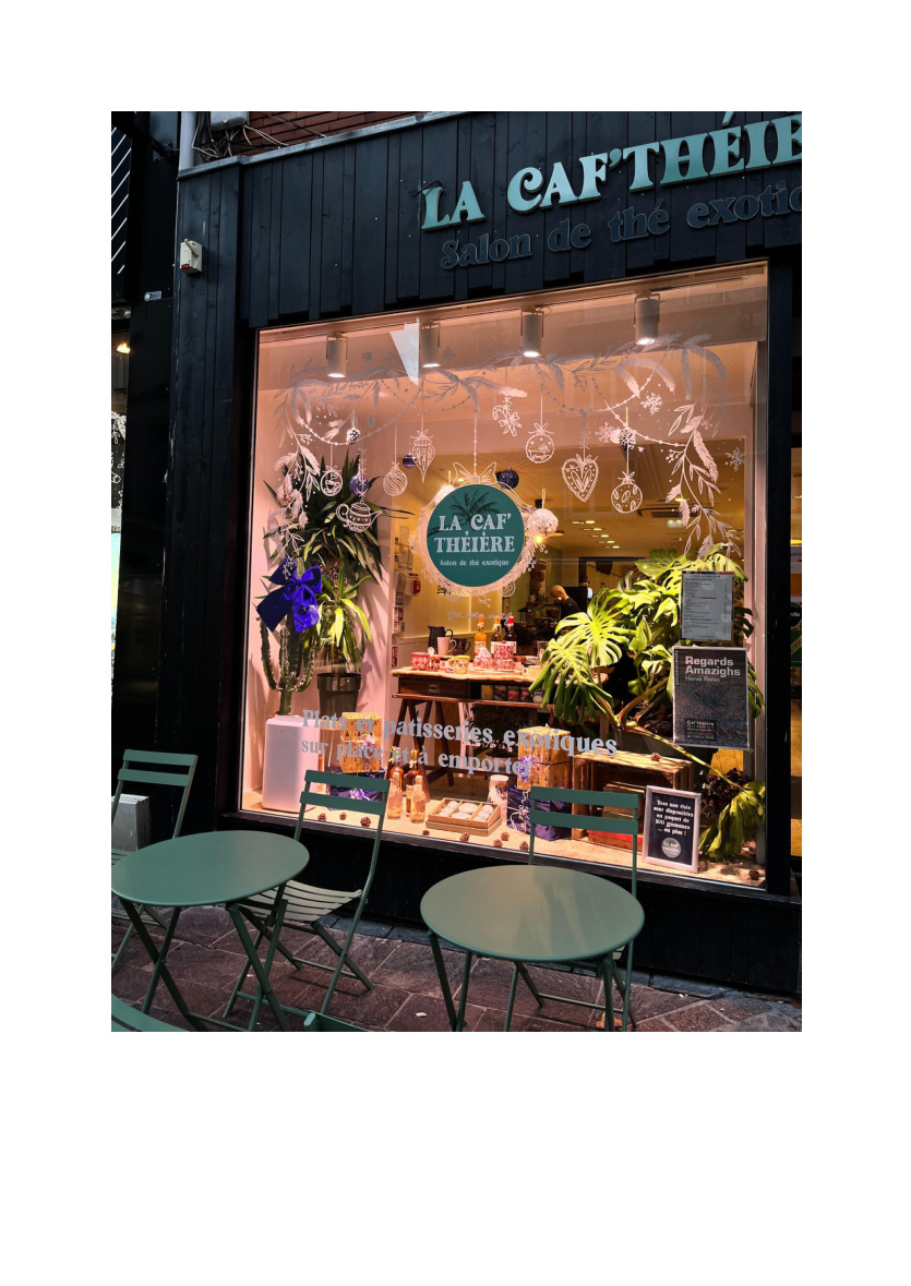 Illustration sur vitrine — réalisation 2