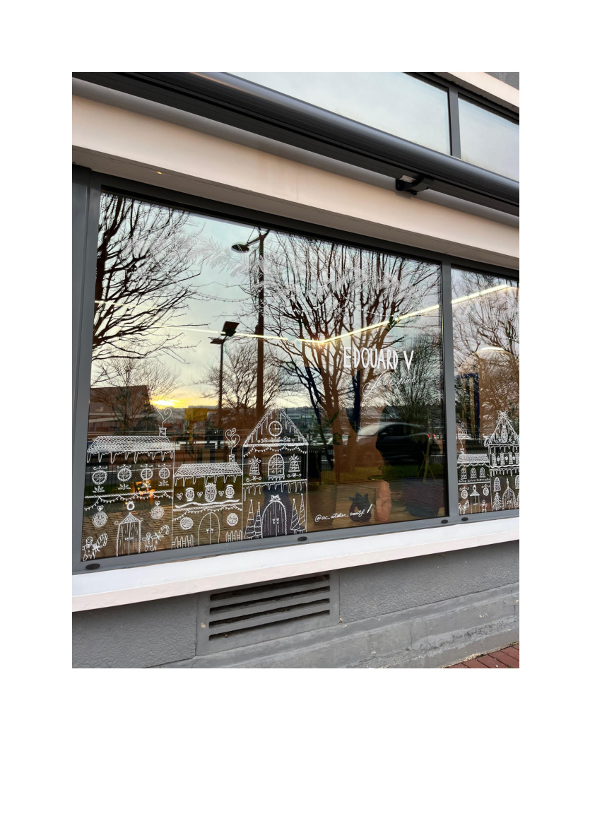Illustration sur vitrine — réalisation 5