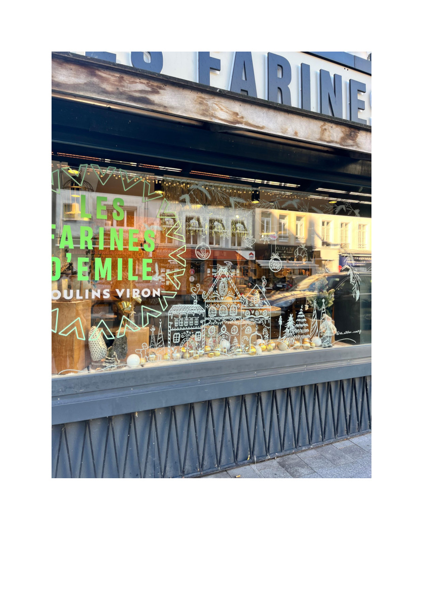 Illustration sur vitrine — réalisation 7